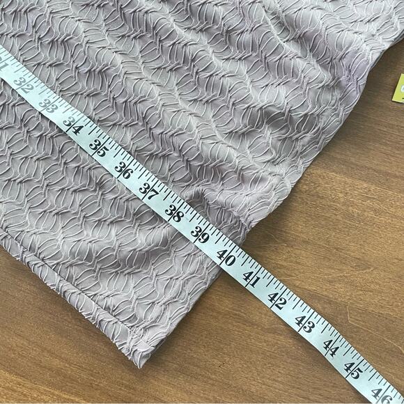 Reiss | Women’s Tatiana Beige & Gold Shimmer Dress Key Hole Scoop Cowl Neckline - Picture 14 of 15